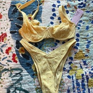 Wild Fable Yellow Bikini Set